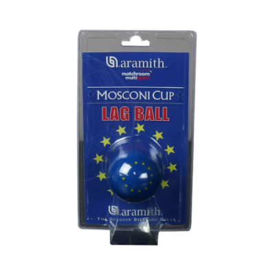 Aramith Mosconi Cup Ball Europe blau " Lag Ball " 57,2mm